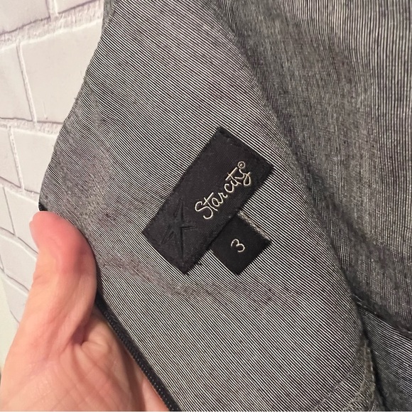 STAR CITY girls pencil gray skirt/size 3 juniors - Picture 6 of 7